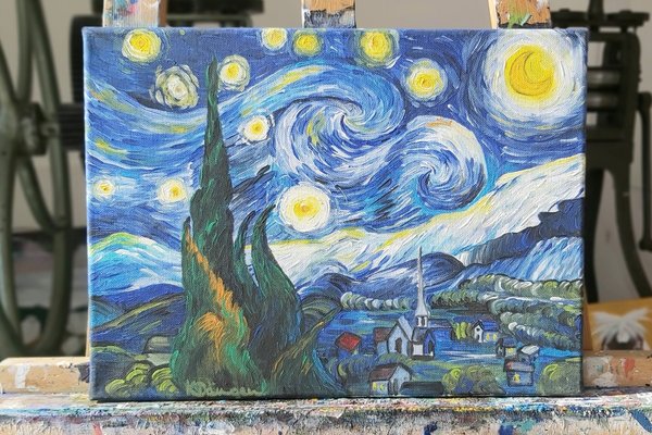 Sternennacht nach van Gogh 08.10.2023